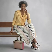 Liz Claiborne Mini Tuxedo Tote Bag