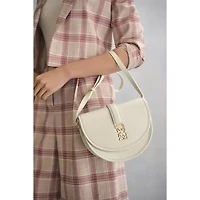 Cavalli Class Marina Saddle Flap Crossbody Bag