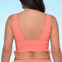 S3 Swim Womens Adjustable Straps Animal Bralette Bikini Swimsuit Top