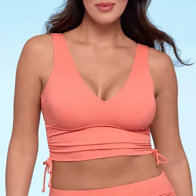 S3 Swim Womens Adjustable Straps Animal Bralette Bikini Swimsuit Top