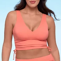 S3 Swim Womens Adjustable Straps Animal Bralette Bikini Swimsuit Top