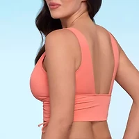 S3 Swim Womens Adjustable Straps Animal Bralette Bikini Swimsuit Top