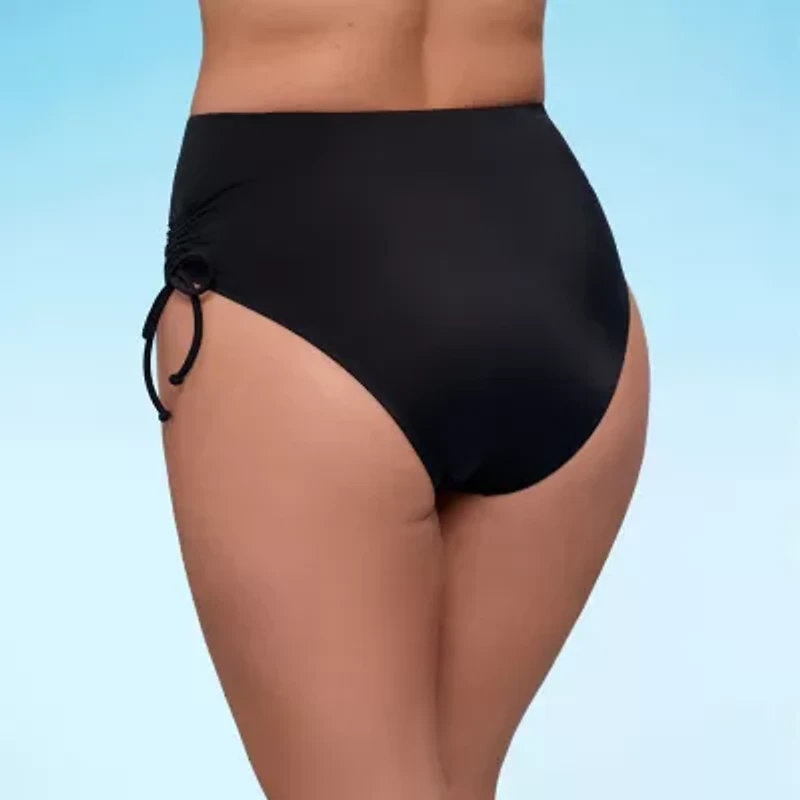 S3 Swim Womens Lined High Waist Bikini Swimsuit Bottom