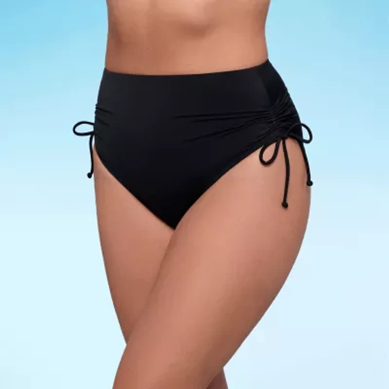 S3 Swim Womens Lined High Waist Bikini Swimsuit Bottom