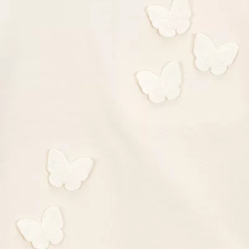 Carter's Butterfly Toddler Girls Round Neck Short Sleeve T-Shirt
