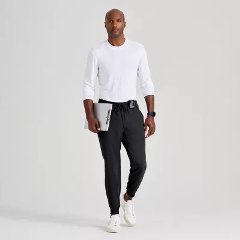 Barco Unify Bup602 Rally 6-Pocket Jogger Mens Stretch Fabric Moisture Wicking Wrinkle Resistant Scrub Pant