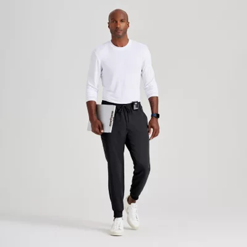 Barco Unify Bup602 Rally 6-Pocket Jogger Mens Short Stretch Fabric Moisture Wicking Wrinkle Resistant Scrub Pant