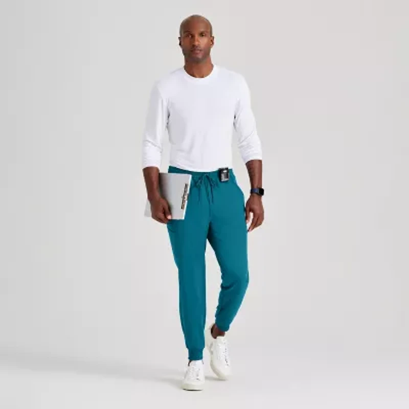 Barco Unify Bup602 Rally 6-Pocket Jogger Mens Short Stretch Fabric Moisture Wicking Wrinkle Resistant Scrub Pant
