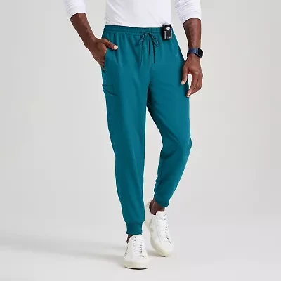 Barco Unify Bup602 Rally 6-Pocket Jogger Mens Short Stretch Fabric Moisture Wicking Wrinkle Resistant Scrub Pant