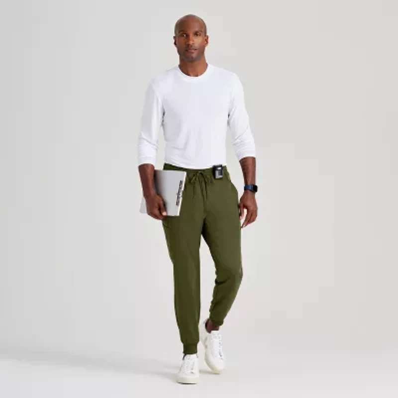 Barco Unify Bup602 Rally 6-Pocket Jogger Mens Big and Tall Stretch Fabric Moisture Wicking Wrinkle Resistant Scrub Pant