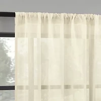 Indigo Road by Egypt Sherrod Nahla 100% Cotton Rod Pocket Sheer Single Curtain Panel