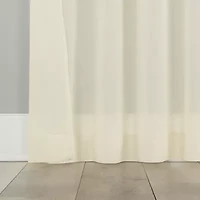 Indigo Road by Egypt Sherrod Nahla 100% Cotton Rod Pocket Sheer Single Curtain Panel