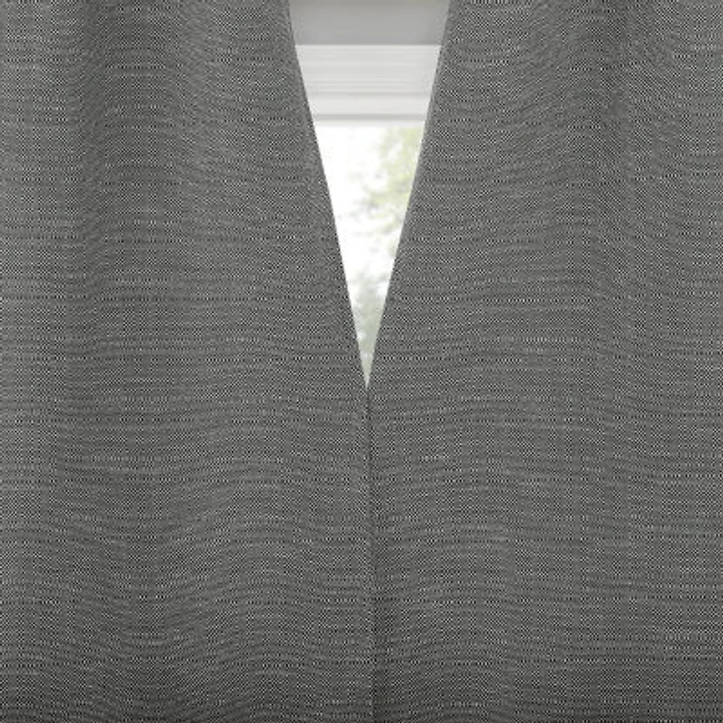 Indigo Road by Egypt Sherrod Sarasi Contrast Tweed Magnetic Closure Grommet Top 100% Blackout Single Curtain Panel