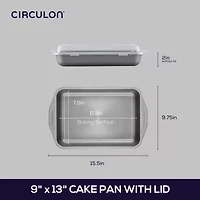 Circulon® Total Nonstick Bakeware 9x13-Inch Cake Pan with Lid