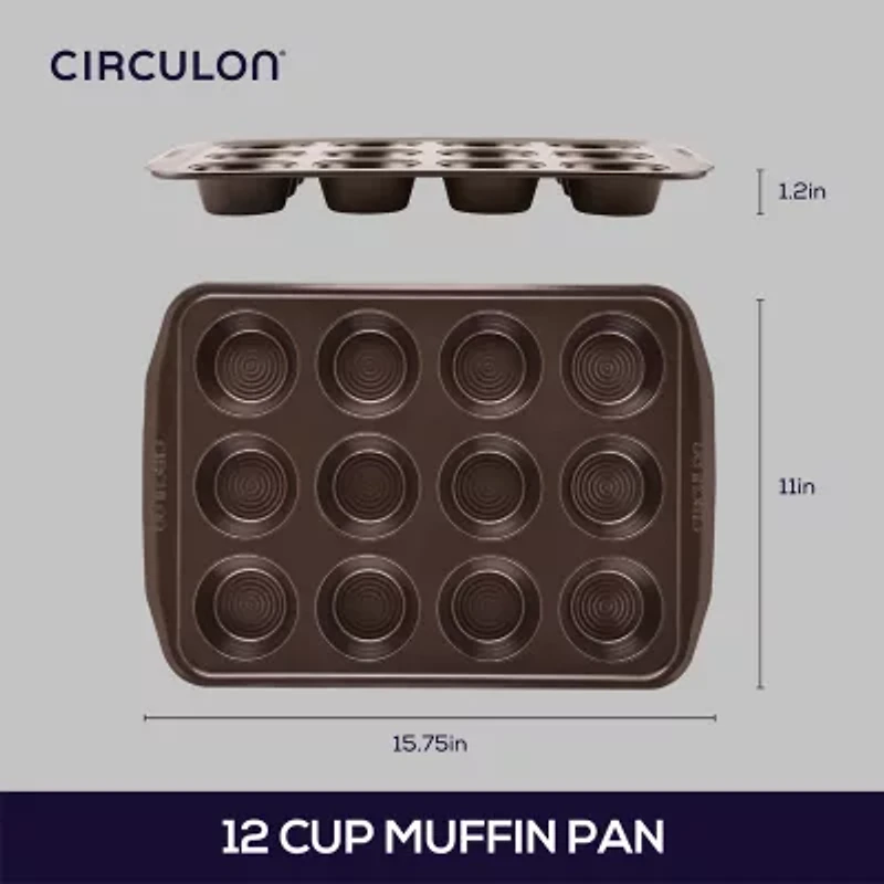 Circulon® Nonstick Bakeware 12-Cup Muffin