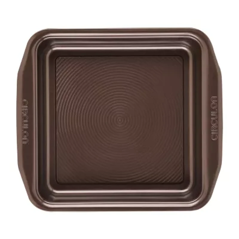 Circulon® Nonstick Bakeware, 9-Inch Square Cake Pan, Chocolate