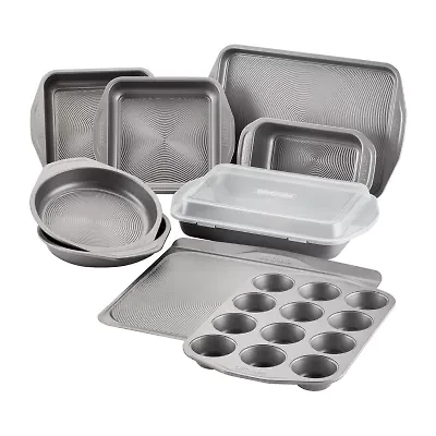 Circulon® Total Nonstick Bakeware, 10-Piece Set, Gray