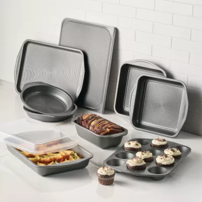 Circulon® Total Nonstick Bakeware, 10-Piece Set, Gray