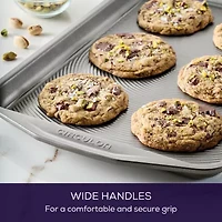 Circulon® Total Nonstick Bakeware, 2-Piece Cookie Sheet Set, Gray