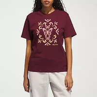 adidas Womens Crew Neck Short Sleeve Active T-Shirt