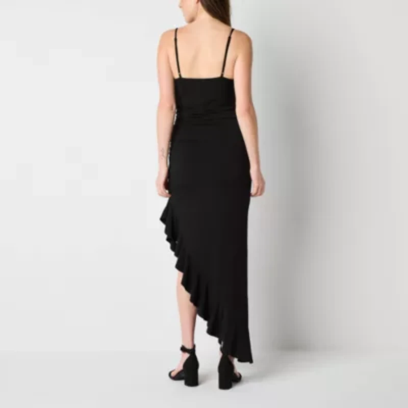 Emerald Sundae Womens Sleeveless Midi Casual Juniors Bodycon Dress