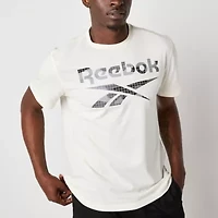 Reebok Mens Round Neck Short Sleeve Active T-Shirt