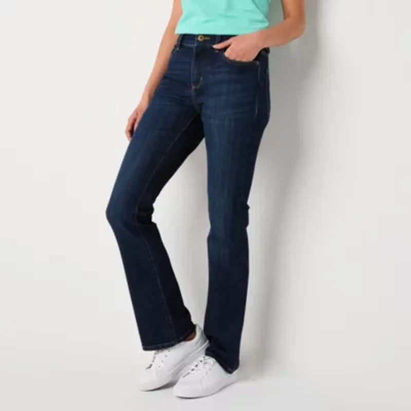 St. John's Bay Womens Mid Rise Bootcut Jean
