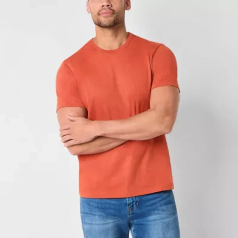 St. John's Bay Super Soft Mens Crew Neck Short Sleeve T-Shirt