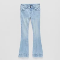 Thereabouts Little & Big Kid Girls Pintuck Flare Leg Jean