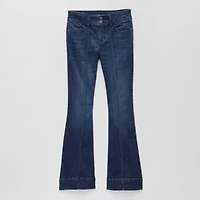 Thereabouts Little & Big Kid Girls Pintuck Flare Leg Jean