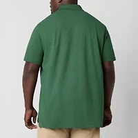 St. John's Bay Premium Stretch Big and Tall Mens Classic Fit Short Sleeve Polo Shirt