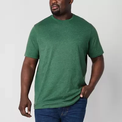 St. John's Bay Super Soft Mens Crew Neck Short Sleeve Big and Tall T-Shirt