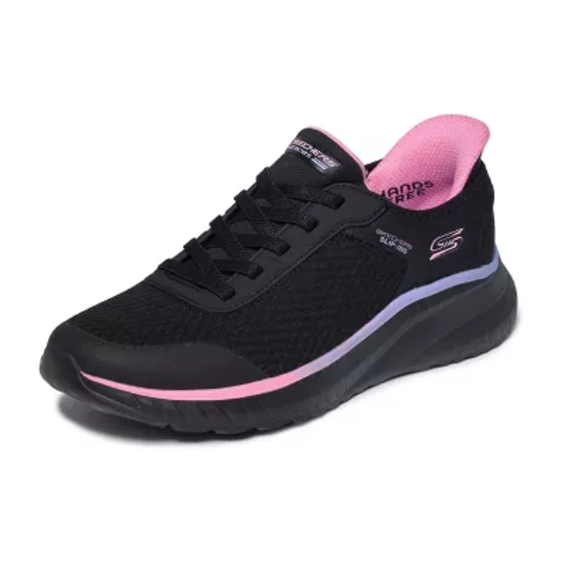 Skechers Bobs Hands Free Slip-Ins Squad Chaos Ombre Paradise Womens Slip-On Walking Shoes