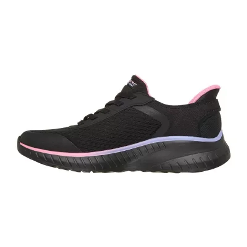 Skechers Bobs Hands Free Slip-Ins Squad Chaos Ombre Paradise Womens Slip-On Walking Shoes