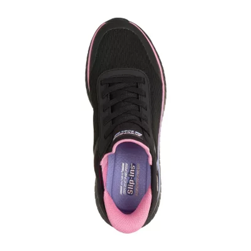 Skechers Bobs Hands Free Slip-Ins Squad Chaos Ombre Paradise Womens Slip-On Walking Shoes