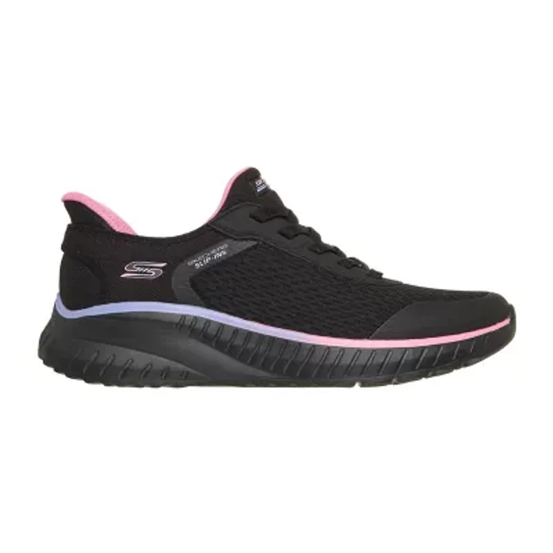 Skechers Bobs Hands Free Slip-Ins Squad Chaos Ombre Paradise Womens Slip-On Walking Shoes