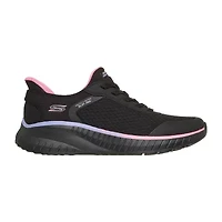 Skechers Bobs Hands Free Slip-Ins Squad Chaos Ombre Paradise Womens Slip-On Walking Shoes