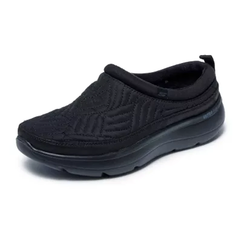 Skechers On The Go Encore Quilted Womens Memory Foam Clog Slippers