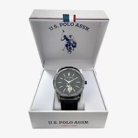 U.S. Polo Assn. Mens Black Strap Watch Usc50779jc