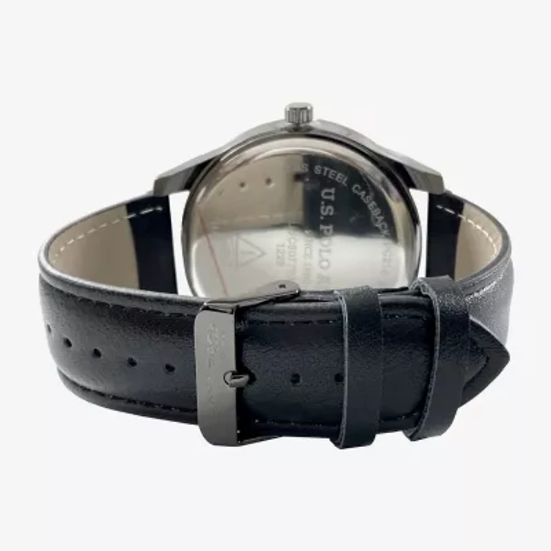 U.S. Polo Assn. Mens Black Strap Watch Usc50779jc