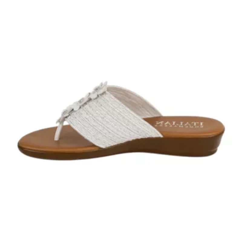 Italian Shoemakers Womens Wedge Sandals