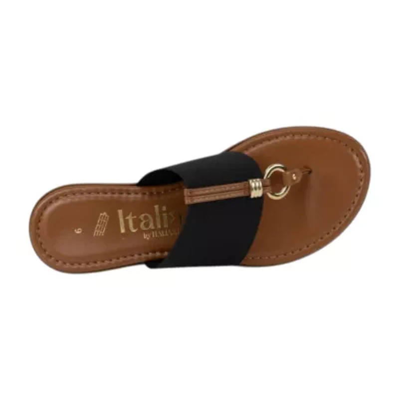Italiana By Italian Shoemakers Womens Flat Sandals