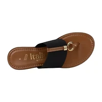 Italiana By Italian Shoemakers Womens Flat Sandals