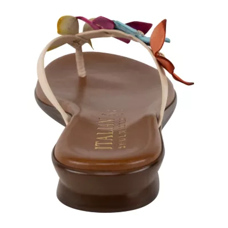 Italiana By Italian Shoemakers Womens Rhett Flat Sandals