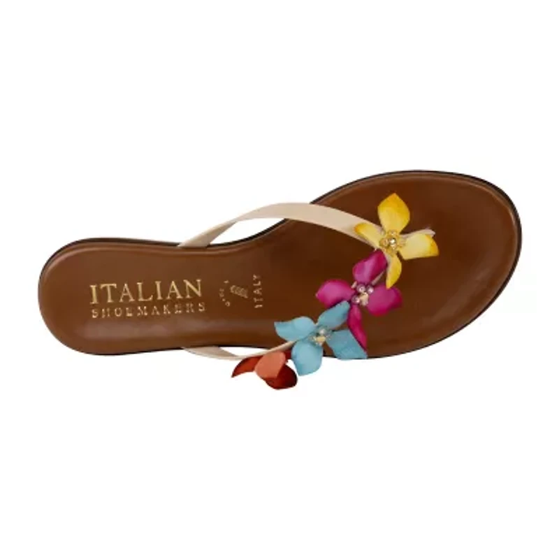 Italiana By Italian Shoemakers Womens Rhett Flat Sandals