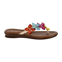 Italiana By Italian Shoemakers Womens Rhett Flat Sandals