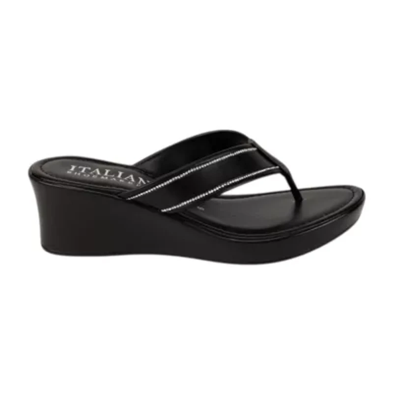 Italian Shoemakers Womens Dorya Wedge Sandals