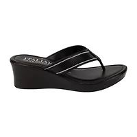 Italian Shoemakers Womens Dorya Wedge Sandals