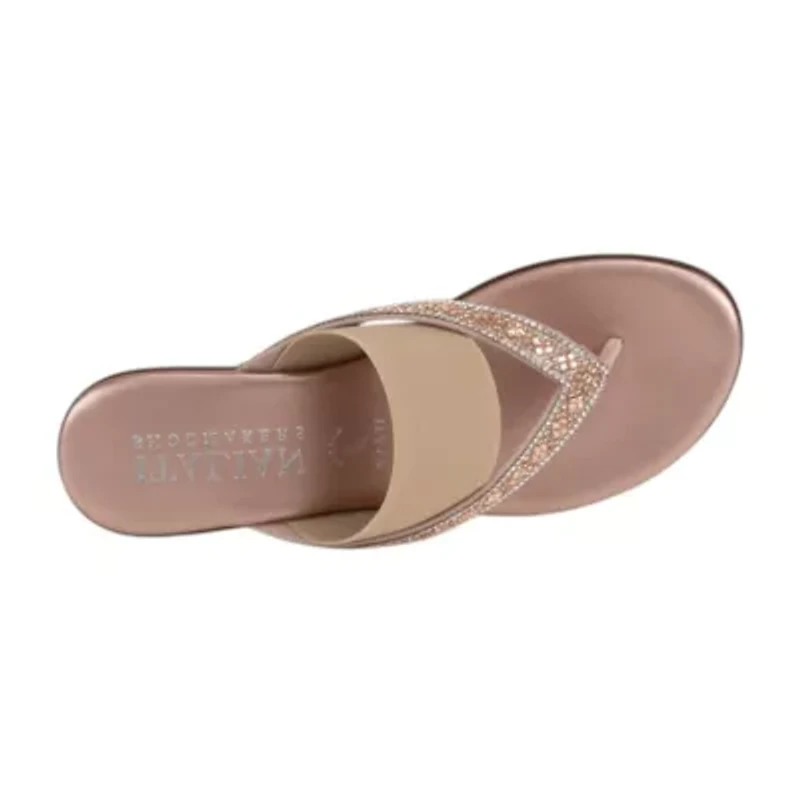 Italiana By Italian Shoemakers Womens Jase Wedge Sandals