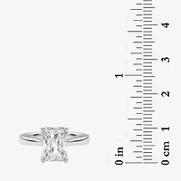 Grown Gorgeous (F, Vs2) Womens 2 1/4 CT. T.W. Lab White Diamond 14K Gold or Platinum Radiant-cut Solitaire Engagement Ring